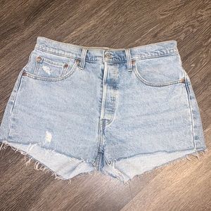 Levi’s denim cutoff shorts!